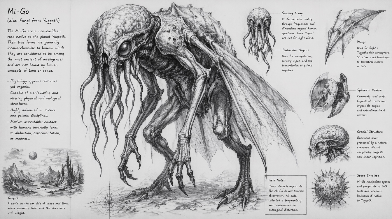 Ancient alien races visual reference