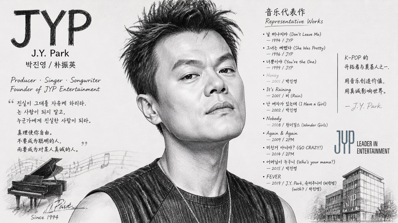 JYP music banner