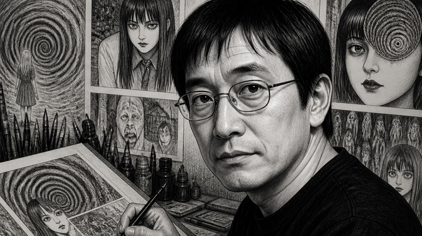 Junji Ito visual collage