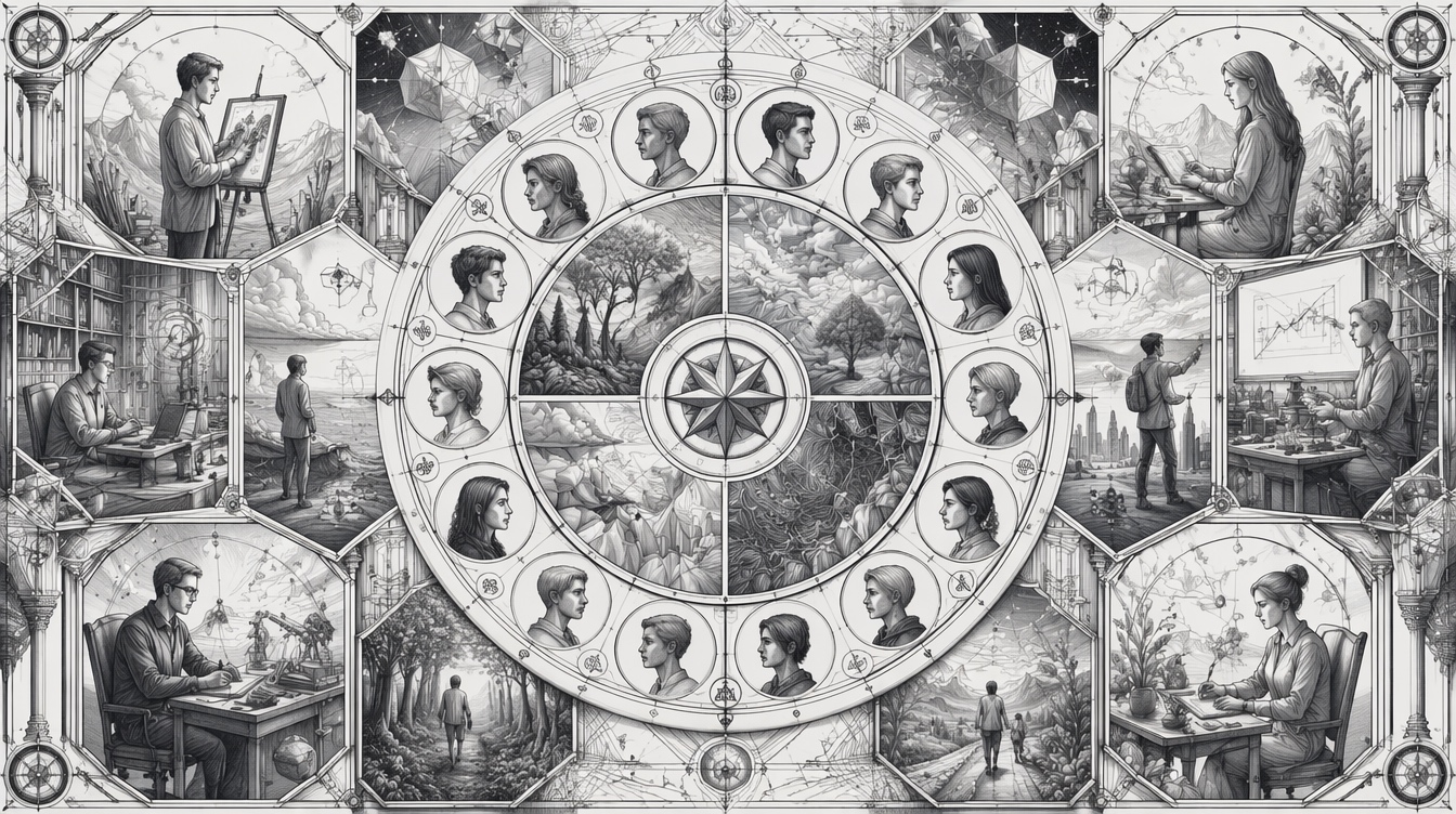 Zhouyi Bagua and MBTI banner
